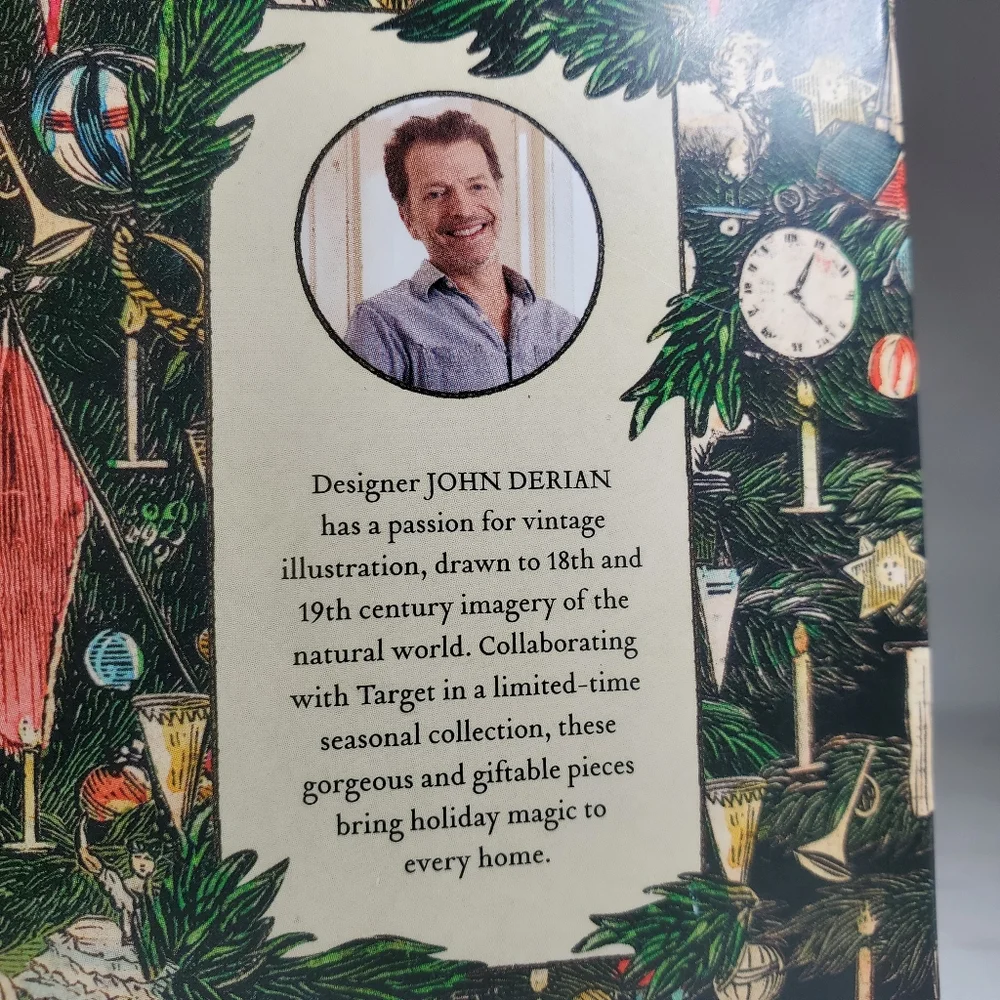 John Derian Target Striped Cookie Glass Christmas Ornament 2025 Limited Edition